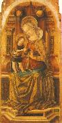 CRIVELLI, Carlo Virgin and Child Enthroned sdf Spain oil painting reproduction